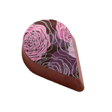 Cabrellon Tear Drop Praline Polycarbonate Magnetic Chocolate Transfer Mould by Home Chocolate Factory - professional pastry and chocolate equipment