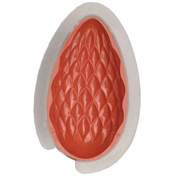 Deco-Relief 210mm Occitan 3D Chocolate Egg Mould Kit