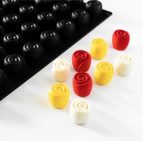 Pavoni ø35mm Volpute Professional Silicone Mould by Home Chocolate Factory - professional pastry and chocolate equipment