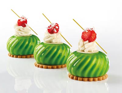 Pavoni Caleidon Monoportion Entremet Professional Silicon Mould by Home Chocolate Factory - professional pastry and chocolate equipment