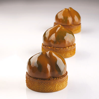 Pavoni Cedric Grolet Marron Tarte Professional Silicon Mould by Home Chocolate Factory - professional pastry and chocolate equipment