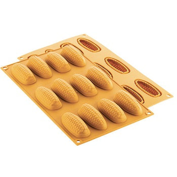 Silikomart Pannocchia 20 (Cob) Professional Silicon Mould by Home Chocolate Factory - professional pastry and chocolate equipment