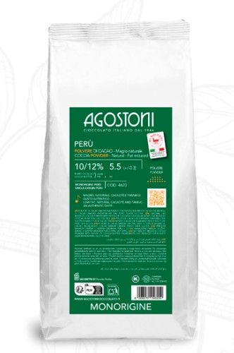 Agostoni  Peru Cocoa Powder Chocolate Couverture - 1kg