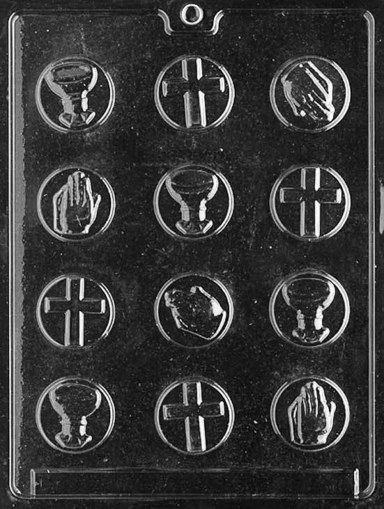 Communion Mints Chocolate Mould by Home Chocolate Factory - professional pastry and chocolate equipment