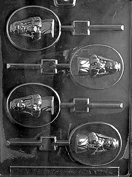 Girl Communion Lollipops Chocolate Mould by Home Chocolate Factory - professional pastry and chocolate equipment