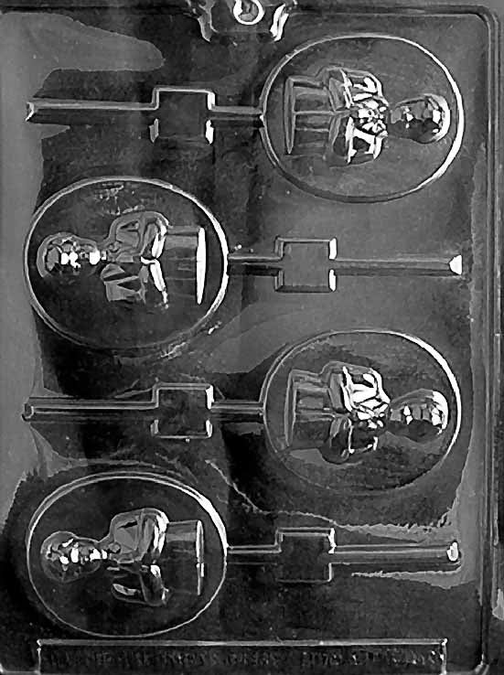 Boy Communion Lollipops Chocolate Mould by Home Chocolate Factory - professional pastry and chocolate equipment