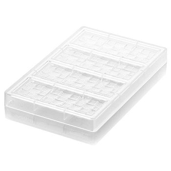 Silikomart 68g Riga-T Polycarbonate Chocolate Bar Mould Vincent Guerlais by Home Chocolate Factory - professional pastry and chocolate equipment