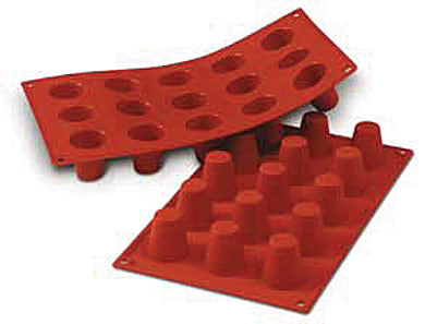 Silikomart SF019 Small Baba Professional Silicon Mould by Home Chocolate Factory - professional pastry and chocolate equipment