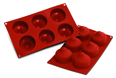 Silikomart SF067 Kiss Professional Silicon Mould by Home Chocolate Factory - professional pastry and chocolate equipment