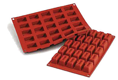 Silikomart SF092 Small Lingotto Professional Silicon Mould by Home Chocolate Factory - professional pastry and chocolate equipment