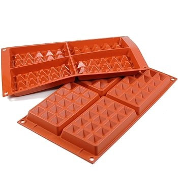 Silikomart SF155 Waffle Professional Silicon Mould by Home Chocolate Factory - professional pastry and chocolate equipment