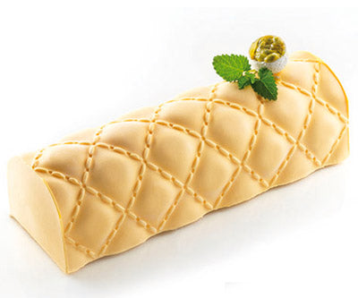Silikomart Buche Matelasse Professional Silicon Mould Kit by Home Chocolate Factory - professional pastry and chocolate equipment