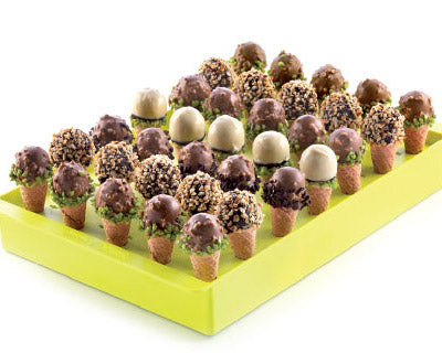 Silikomart Kono Mini Cone Professional Ice Cream Mould Kit by Home Chocolate Factory - professional pastry and chocolate equipment