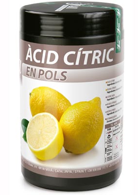 SOSA Powdered Citric Acid (1kg) by Home Chocolate Factory - professional pastry and chocolate equipment