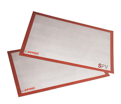 Pavoni SPV53 Non-Stick Silicon Pastry Mat - 520mm x 315mm by Home Chocolate Factory - professional pastry and chocolate equipment