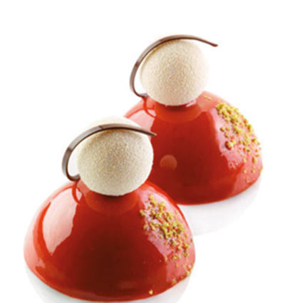 Silikomart 7cm Half-Sphere 60:40 Professional Silicon Mould by Home Chocolate Factory - professional pastry and chocolate equipment