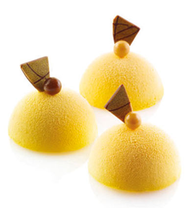Silikomart 3.5cm Mini Half-Sphere 60:40 Professional Silicon Mould by Home Chocolate Factory - professional pastry and chocolate equipment