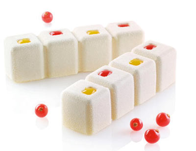 Silikomart Kubriqub 60:40 Professional Silicon Mould by Home Chocolate Factory - professional pastry and chocolate equipment