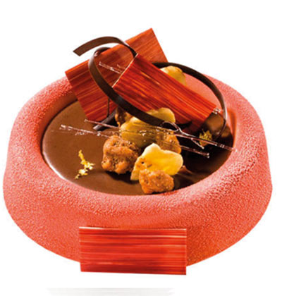 Silikomart 16.6cm Tart 60:40 Professional Silicon Mould by Home Chocolate Factory - professional pastry and chocolate equipment