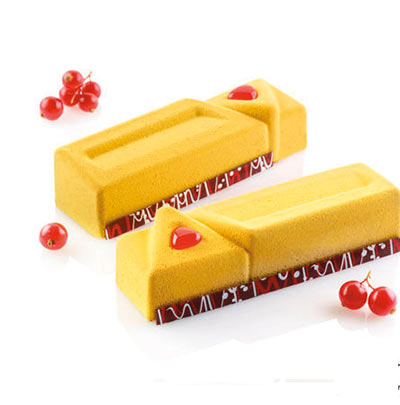 Silikomart Triangle 60:40 Professional Silicon Mould by Home Chocolate Factory - professional pastry and chocolate equipment