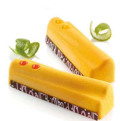 Silikomart Flute 60:40 Professional Silicon Mould by Home Chocolate Factory - professional pastry and chocolate equipment