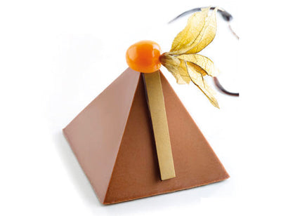 Silikomart 60|40 Silicon Mould - Pyramid by Home Chocolate Factory - professional pastry and chocolate equipment