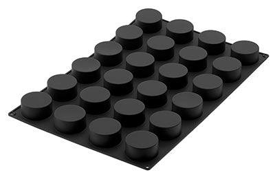 Silikomart 70mm Cylinders 60:40 Professional Silicon Mould by Home Chocolate Factory - professional pastry and chocolate equipment