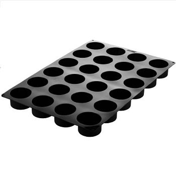 Silikomart SQ080 Cylinders Silicon Mould by Home Chocolate Factory - professional pastry and chocolate equipment