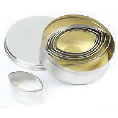 Pavoni Dough Cutter Kit - Smooth Leaves by Home Chocolate Factory - professional pastry and chocolate equipment