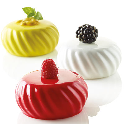 Silikomart Samurai Monoportion Entremet Professional Silicon Mould by Home Chocolate Factory - professional pastry and chocolate equipment