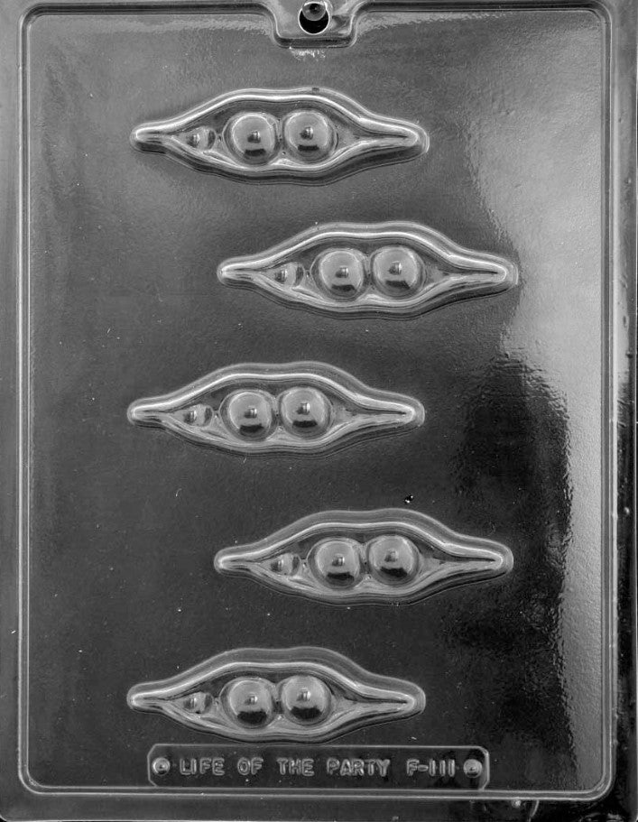 Two Peas in a pod Mould by Home Chocolate Factory - professional pastry and chocolate equipment
