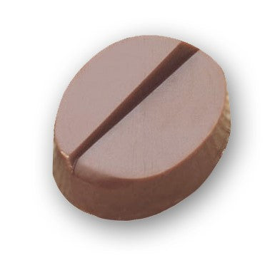 Martellato Split Oval Praline Polycarbonate Chocolate Mould by Home Chocolate Factory - professional pastry and chocolate equipment