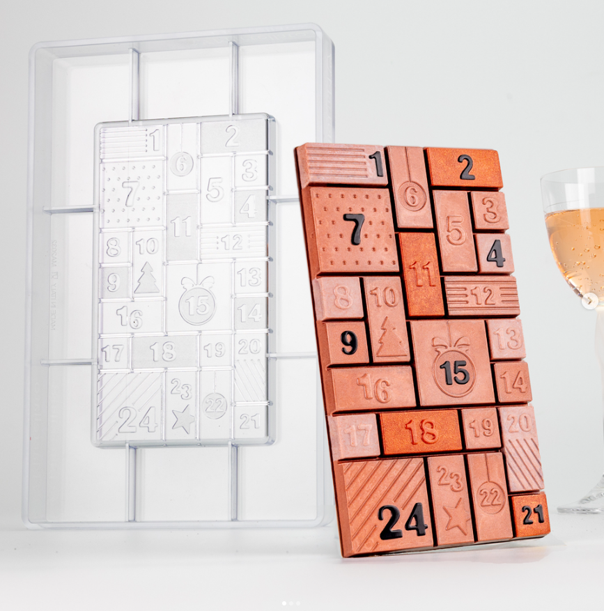 Martellato Countdown Bar BPA Free  Chocolate Mould
