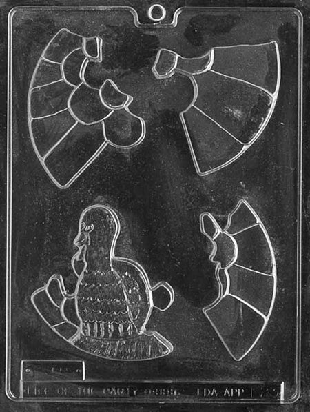 Turkey Puzzle Chocolate Mould by Home Chocolate Factory - professional pastry and chocolate equipment