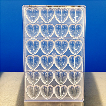 Tomric Chef Collection Kriss Harvey Heart Praline Mould by Home Chocolate Factory - professional pastry and chocolate equipment