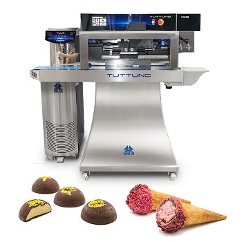 SELMI TUTTUNO ICE Simultaneous Chocolate & Ice Cream One Shot Depositor by Home Chocolate Factory - professional pastry and chocolate equipment