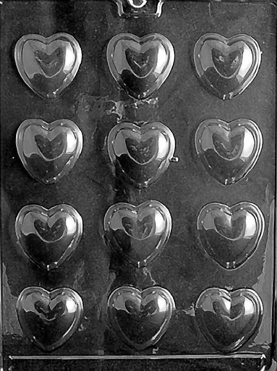 Medium Hearts Chocolate Mould by Home Chocolate Factory - professional pastry and chocolate equipment