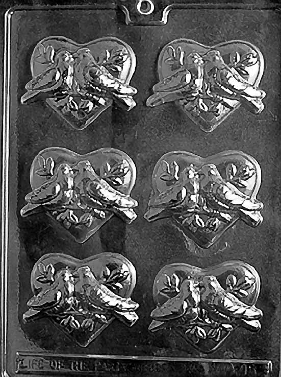 Large Love Hearts Chocolate Mould by Home Chocolate Factory - professional pastry and chocolate equipment