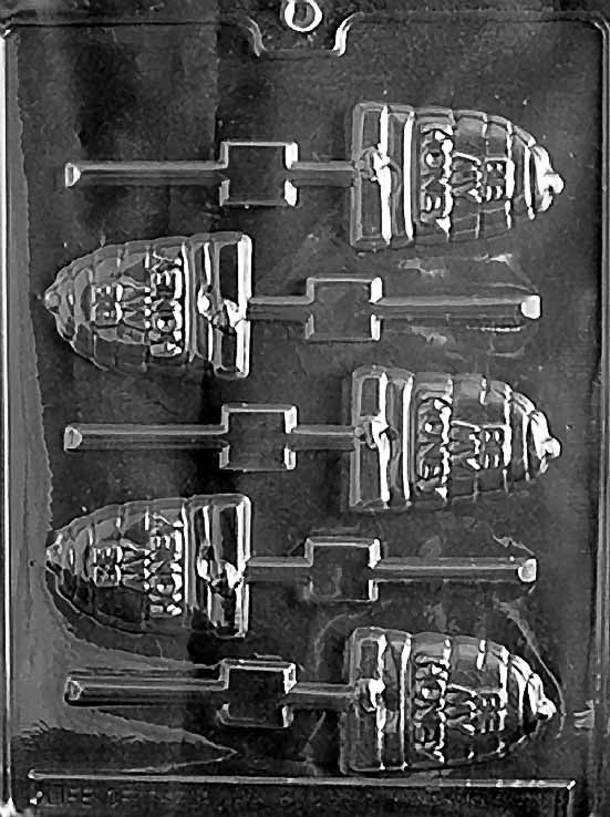 Be My Honey Lollipop Chocolate Mould by Home Chocolate Factory - professional pastry and chocolate equipment