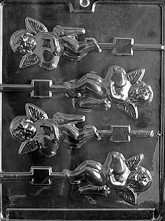 Cupid Lollipop Chocolate Mould by Home Chocolate Factory - professional pastry and chocolate equipment