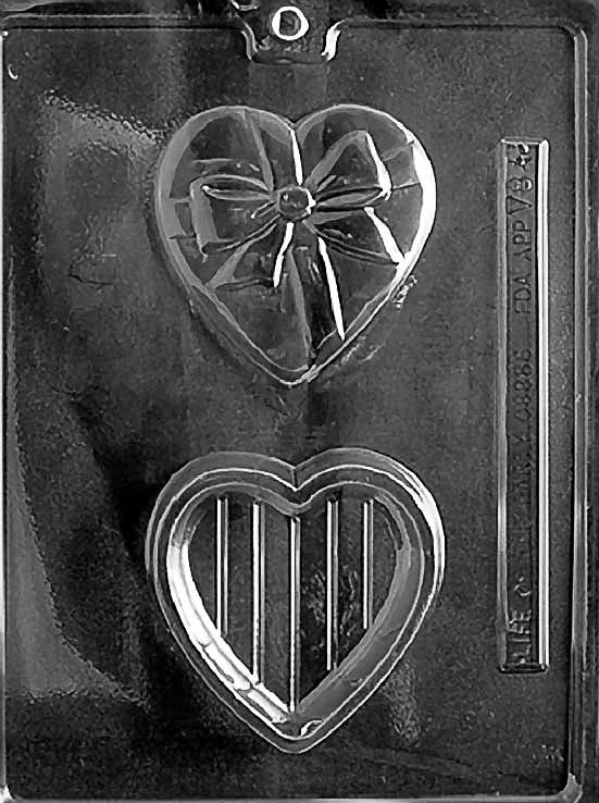 Heart Pour Box Chocolate Mould by Home Chocolate Factory - professional pastry and chocolate equipment