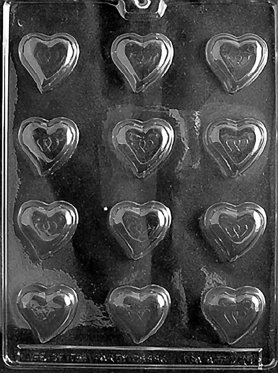 Bite Sized Tear Drop Hearts Chocolate Mould by Home Chocolate Factory - professional pastry and chocolate equipment