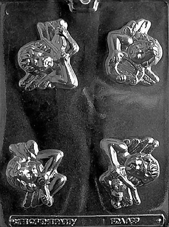 Cherub Musical Assortment Chocolate Mould by Home Chocolate Factory - professional pastry and chocolate equipment
