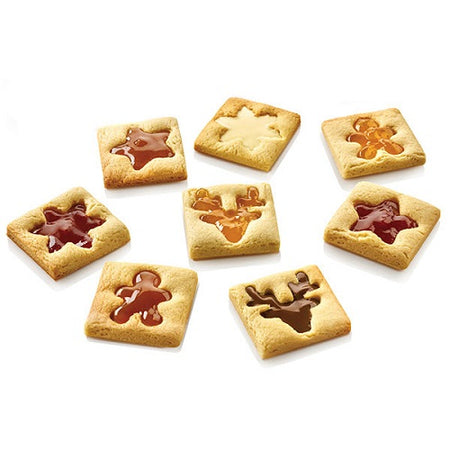 Silikomart Voila Winter Holiday Cookie Cutter by Home Chocolate Factory - professional pastry and chocolate equipment