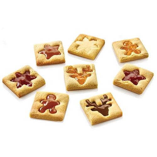 Silikomart Voila Winter Holiday Cookie Cutter by Home Chocolate Factory - professional pastry and chocolate equipment