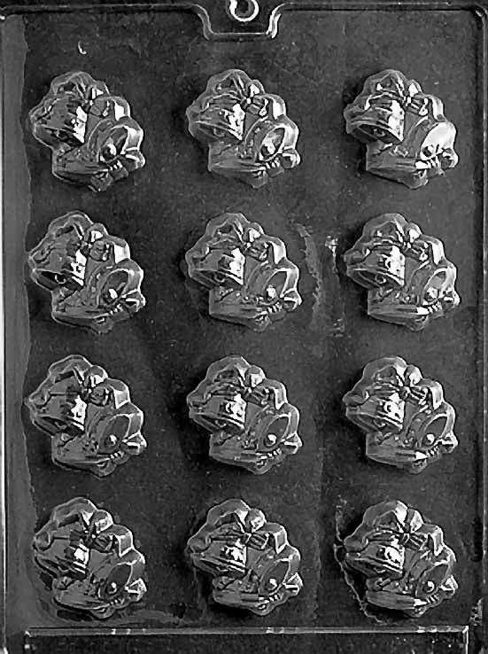 Bite Sized Bells Chocolate Mould by Home Chocolate Factory - professional pastry and chocolate equipment
