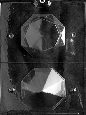 Large 3D Diamond Chocolate Mould by Home Chocolate Factory - professional pastry and chocolate equipment