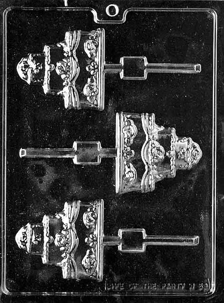 Wedding Cake Lollipop Chocolate Mould by Home Chocolate Factory - professional pastry and chocolate equipment