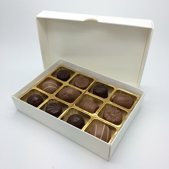 White Box (12 Choc) - Bulk 25 Pack by Home Chocolate Factory - professional pastry and chocolate equipment