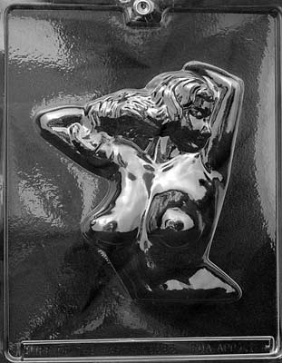 Lady's Torso Chocolate Mould by Home Chocolate Factory - professional pastry and chocolate equipment